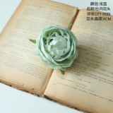2021Wholesale decoration simulation flower manufacturer wedding artificial flower green plant peony flower head