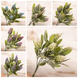 2021Manufacturer green plant wholesale decoration wedding simulation flower Duoluo fruit with grass