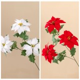 2021Manufacturers wholesale home decoration cross border wedding simulation flowers Christmas flowers