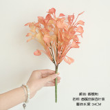 2021Wholesale simulation flower home decoration wedding holding flower wall plant wall ginkgo leaf