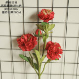 2021Green plant wholesale decoration wedding simulation Flower 5 peonies