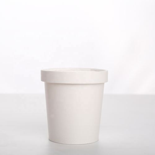 ECO Disposable Kraft Paper Soup Bowl with Paper lid