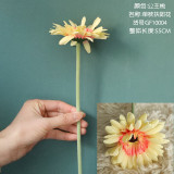 2021 hibiscus  gerbera  export home decoration  imitation flower  foreign trade artificial plant