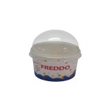 Food grade 3oz 5oz 8oz custom print pla paper disposable icecream cups with dome lid
