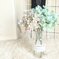 Simulated flower manufacturer's family decoration wedding holding flowers road guiding wall plum flowers and grass