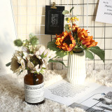 2021Sunflower European imitation flower manufacturer family decoration wedding hand holding wall plant