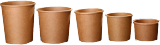 Custom Eco Friendly Disposable Hot Soup Bowls Biodegradable Kraft Paper Cup