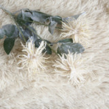 Wholesale arrangement of simulated flowers family decoration wedding holding flowers road guide flocked sea urchin