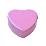 New product high quality wedding gift box colorful heart-shaped wedding candy tin box for party