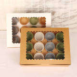 Wholesale Paper Cake Package Box With Window Wedding Cookie Box Kid Gift Box