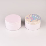 New Promotion aluminum jars aluminum custom made size small rose gold roundaluminium jar 100 ml
