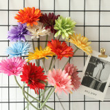 2021 hibiscus  gerbera  export home decoration  imitation flower  foreign trade artificial plant