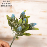 2021Manufacturer green plant wholesale decoration wedding simulation flower Duoluo fruit with grass