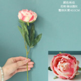 2021Green plant wholesale wedding simulation flower manufacturer decoration round rose