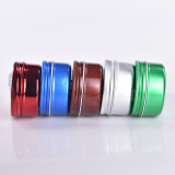hot sale aluminum jars seamless 80ml 100ml 12ozfor candle making alluminium jar