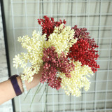 2021Wholesale simulation Florist family made flowers green plants wedding decorations, fruit and branches