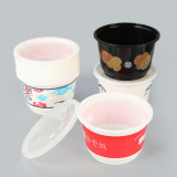 clear containers  with round shape microwavable