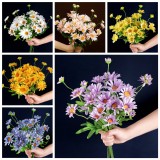 Manufacturers wholesale cross border wedding artificial flowers, home decoration multi headed wild chrysanthemums