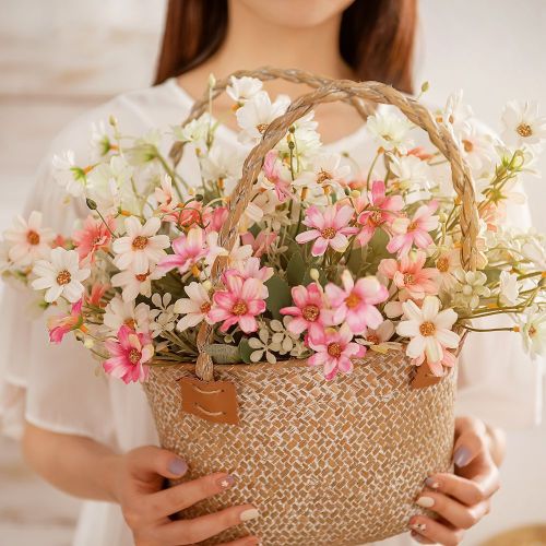 Chrysanthemum oil painting Ono simulation flower green plant wholesale wedding decorations