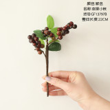 Imitation flower bean branch bean wholesale fake flower export home decoration Christmas Berry