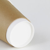 10oz disposable kraft double wall paper cups take away paper cup