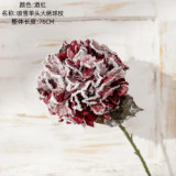Imitation flower manufacturer home decoration cross-border wedding artificial snow spraying Christmas Hydrangea