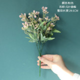 2021Simulated flower green plant wholesale manufacturer fake flower wedding decoration crafts fragrant plum grass