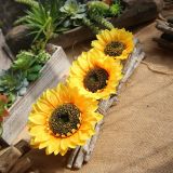 Simulation flower decoration wedding handhold flower road guide flower wholesale sunflower head