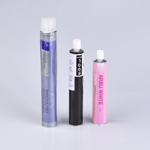 collapsible squeeze aluminum anesthetic cream tube