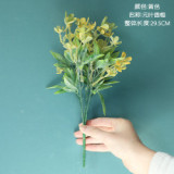2021Simulated flower green plant wholesale manufacturer fake flower wedding decoration crafts fragrant plum grass