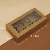 Wholesale Paper Cake Package Box With Window Wedding Cookie Box Kid Gift Box