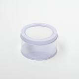 Custom Design Sliver White  mini Round  Tin Box for USB and candle