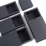 Luxury Gold Kraft Paper Box Custom Logo Silver Tea Bags Package Drawer Paper Christmas Gift Box