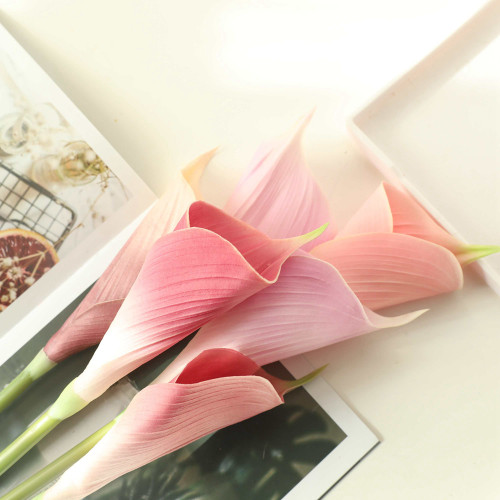 2021Manufacturer: straight tube Calla simulation flower green plant wholesale wedding decorations