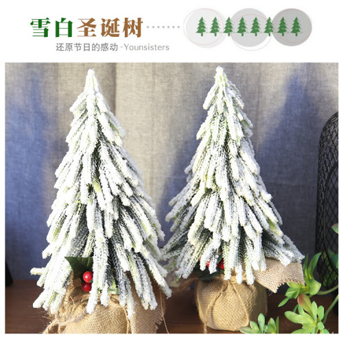 2021Simulated flower christmas tree wedding family Christmas festival background flower wall Festival photography set