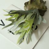 2021Simulated flower fleshy plant wedding family background flower wall green plant antler leaf