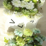 Multi head Dahlia imitation flower manufacturer family decoration wedding holding flowers road leading flower wall plants