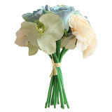 Manufacturers wholesale artificial flowers  wedding holding flowers  family decoration Phalaenopsis rose bouquet