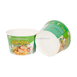 Eco- friendly paper soup cup square shape instant noodle cup noodles packaging