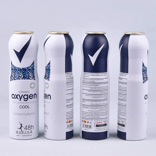 antiperspirant 215ml 300ml 400ml cosmetic empty aluminum bullet aerosol can 350ml 500ml