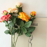 Manufacturers wholesale holding flowers single simulation flowers foreign trade family decoration wedding Jenny roses