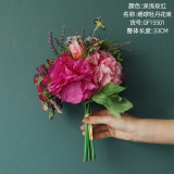 2021Wholesale imitation flower foreign trade export wedding family decorations peony Hydrangea bouquet