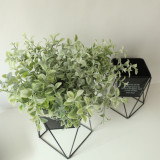 Wholesale eucalyptus with grass simulation flower wholesale fake flower wedding decoration planting wool melon seed grass