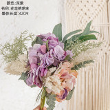 2021Manufacturer wholesale simulation Hydrangea bundle cross border home decoration wedding