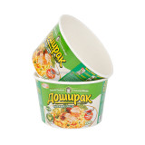 Eco- friendly paper soup cup square shape instant noodle cup noodles packaging