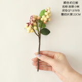 Factory sales simulation flower bean branch beans wholesale artificial flowers export home decoration Christmas berries
