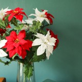 2021Factory simulation flower green plant crafts decoration wedding wholesale Christmas flowers