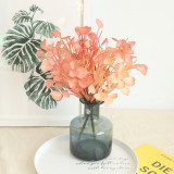 2021Wholesale simulation flower home decoration wedding holding flower wall plant wall ginkgo leaf