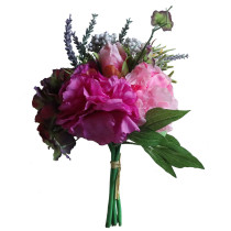 2021Wholesale imitation flower foreign trade export wedding family decorations peony Hydrangea bouquet