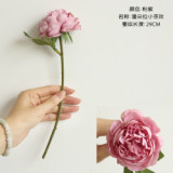 Night rose simulation flower manufacturer home decoration wedding holding flower wall single head small tea rose
